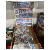 Sports Trading Cards with Uncut Sheet