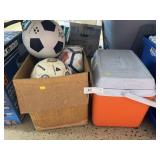 Soccer Balls with Cooler