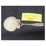 Sterling Silver Shell Spoon