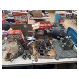 Tree Stand, Fuel Cans, Cereal Boxes, etc.