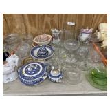 Chinaware, Pattern Glass, Stemware