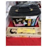 Vintage Barbie Doll, Carrying Case and Accessories