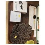 Earbuds, Wristwatch, Wall Paper Stamp