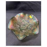 Millersburg Blackberry Carnival Glass Bowl