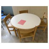 48" Circular Library Table w/ Chairs
