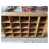 (2) Wooden Storage Shelves