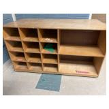 Softwood Rolling Storage Shelf