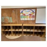 (2) Softwood Storage Shelves