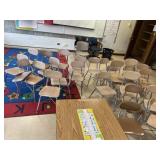 25 Various Student Chairs