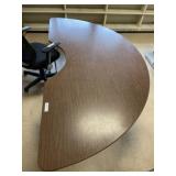 8ft Half Circular Work Table