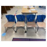 (4) Elementary Student Chairs
