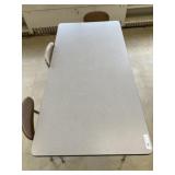 Adjustable Student Table & 3 Chairs