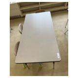 Adjustable Student Table & 3 Chairs