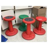 (3) Plastic Stools