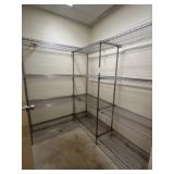 L-shaped Metro Stainless Utility Shelves