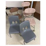 5 Various Student Chairs