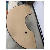 6ft Half Circular Work Table