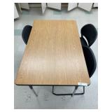 Work Table w/ 3 Hon Chairs