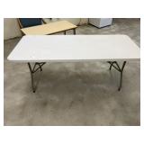 6ft Plastic Folding Table