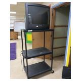 Media Cart w/ Television