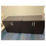 (2) Storage Cabinets