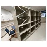 4-section Metal Shelving Unit