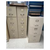 3 File Cabinets
