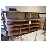 Large Wooden Shelving Unit