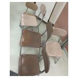 (5) Various Sized Student Chairs