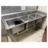 3-basin Stainless Steel Sink