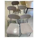 (5) Various Student Desk Chairs