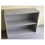 35" x 30"H Metal Bookcase