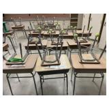(12) Student Desks w/ Chairs