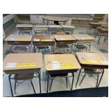 (11) Student Desks w/ Chairs