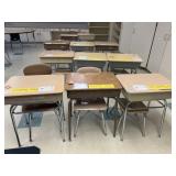 (11) Student Desks w/ Chairs