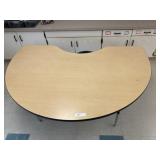 6ft Half Circular Work Table