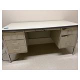 60" Double Pedestal Office Desk