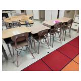 (4) Student Desk w/ Chairs