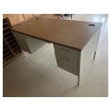 Double Pedestal Office Desk