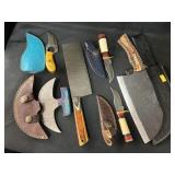 Damascus Blade Knives and Cleavers