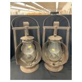 (2) Dietz Hurricane Lanterns
