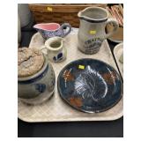 Eldreth Plate with Contemporary Pottery