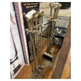 (2) Brass Fireplace Sets