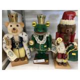 (3) German Wooden Nutcrackers