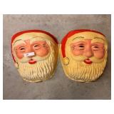 Vintage Blow Mold Santa Street Light Cover