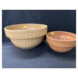 (2) Stoneware Bowls