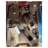 Vintage Wooden Pulleys