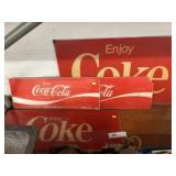(4) Plastic Coca-Cola Signs