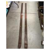 Pair of Wooden Skis