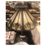 Slag Glass Table Light